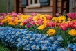 © Auraclicks - Colorful flower garden full bloom perfect for spring gardening and nature lovers