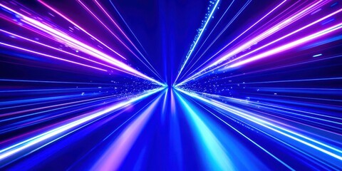 Wall Mural - blue and purple light with many lines