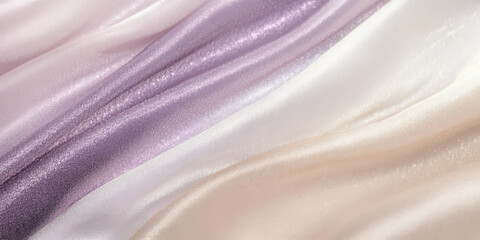 Soft lavender and cream gradient with shimmering accents, perfect for elegant feminine designs.