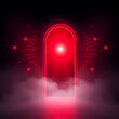 © Anna - Red light radiating from heavenly doorway