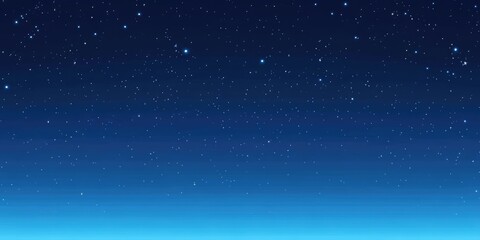 Wall Mural - A blue sky with a lot of stars