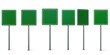 © Kartika - A row of green street signs
