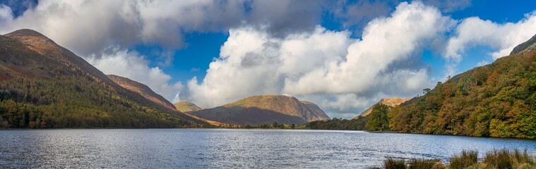 Sticker - Buttermere lake near High Stile summit in Lake Disrtict. Cumbria. England