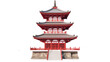 © waseemkhan - Stunning Asian Pagoda Architecture 3D Render Eastern Temple Design  Cultural Heritage Spiritual Landmark