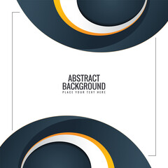 Wall Mural - Black and yellow abstract wave design background