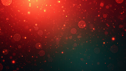 Wall Mural - Red Abstract Particle Background - Abstract backgrounds