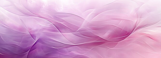 Wall Mural - a soft pink and lavender abstract design, with organic shapes and flowing lines