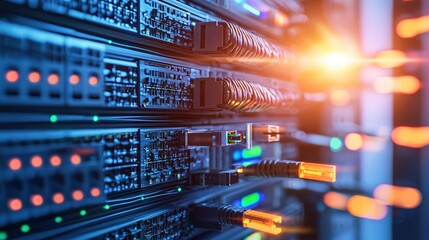 Poster - Data Center Server Room Network Technology Connections