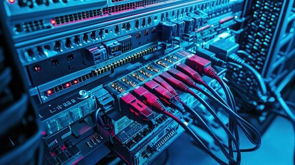 Network Server Connections Data Center Technology Infrastructure