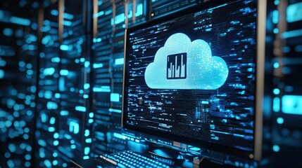 Cloud Data Server Network Technology Digital Information Computing System