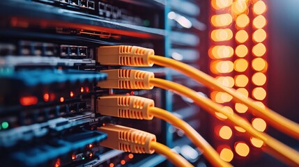 Network Server Room Technology Cables Data Center Infrastructure