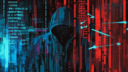  Abstract business man stands on Smart digital Innovation city with connection network reciprocity over the twilight cityscape. of future wireless digital city and social media networking systems