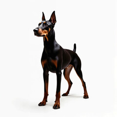 Wall Mural - Doberman standing with elegance