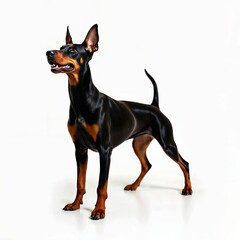 Wall Mural - Doberman standing with elegance