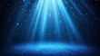 © Almahyra - Blue Spotlight Glimmering Stage Background