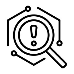 Wall Mural - Ai Fraud Detection Icon