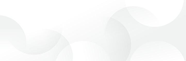 Wall Mural - abstract white geometric banner design background.