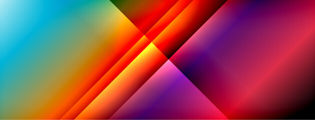 Wall Mural - colorful gradient with lines made of shadow and light. creative background