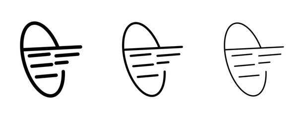 teleport icons set in black and blue colors on white background