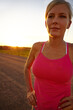 © peopleimages.com - Field, runner or woman thinking of sunrise in fitness training, workout or sports exercise in park. Resting, health ideas or exhausted athlete in nature with fatigue in running or jogging performance