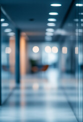 Wall Mural - Modern office interior with blurred background motion blurred motion blur 

