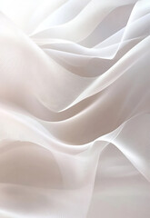 Wall Mural - a soft abstract background featuring flowing waves in shades of white and light gray white abstract 