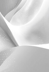 Wall Mural - a soft abstract background featuring flowing waves in shades of white and light gray white abstract 