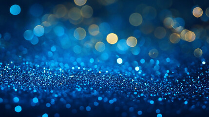 Wall Mural - technology background in blue colour water drops background