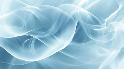 Wall Mural - Abstract blue steam or smoke cloud close up of colorful blue steam smoke in mystical and fabulous forms on white background., background wallpaper 
