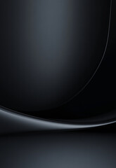 Wall Mural - dark room with a light shining on the dark room with a spotlight on the floor