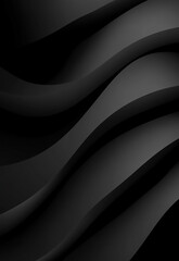 Wall Mural - black wave abs tact background texture, abstract black wave background