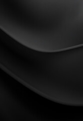 Wall Mural - abstract black wave pattern design on a textured background. black wave abstract business tech backg