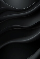 Wall Mural - abstract black pattern and dynamic background poster luxurious black lines on a gradient background.