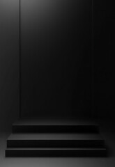 Wall Mural - abstract black pattern and dynamic background poster luxurious black lines on a gradient background.