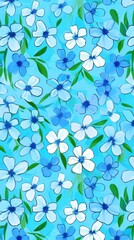 Wall Mural - flower pattern backgrounds nature.