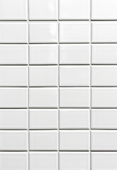 Poster - luxury porcelain interior repeat pattern white modern glossy ceramic square tiles background texture