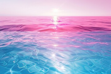 Wall Mural - Neon beach wallpaper water shoreline outdoors.