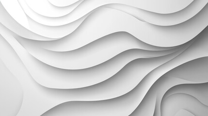Wall Mural - Simple black and white photo of a white wall. Suitable for various design projects, Modern white square tech corporate abstract technology background