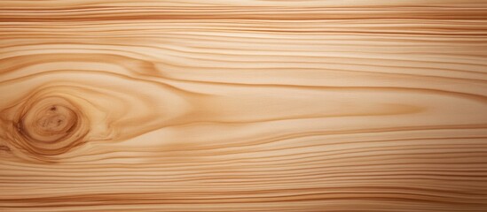 Aufkleber - Light colored wood texture with natural grain patterns and knot details ideal for background use with Copy Space.