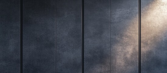 Poster - Dark textured wall with soft light gradient providing ample copy space for text or design elements.