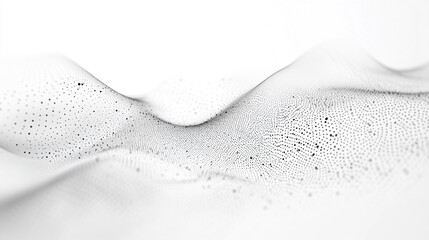 Wall Mural - Abstract White Flowing Waves Background, Soft and Serene Abstract Texture of Smooth White Fabric Waves with Gentle Curves and Light Reflections, 