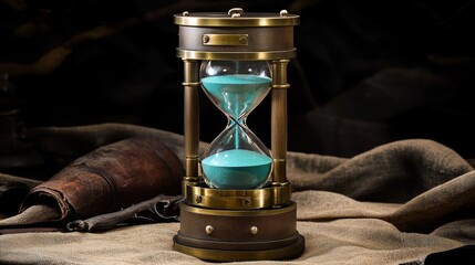 Antique Hourglass: Time's Passage, Timeless Elegance