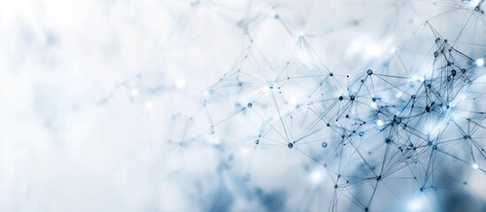 Wall Mural - marble texture digital network concept symbolizing blockchain technology transparency and connectivi