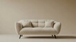© Mulyadi Lim - Beige Modern Sofa in Minimalist Interior Design