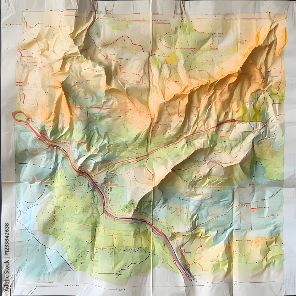 Generative AI enhances cartographic representation by transforming a ...