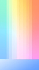 Wall Mural - Soft rainbow gradient with vibrant tones, energetic and cheerful