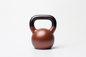 Canvas Print - Kettlebell sports gym white background.