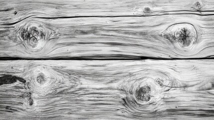 Aufkleber - Weathered grey wooden plank texture rustic background for wall or floor design showcasing aged natural material with an uneven surface
