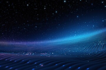 Wall Mural - black and blue wave background space sky backgrounds.