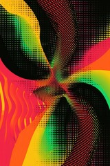 Wall Mural - mad art abstract graphics.